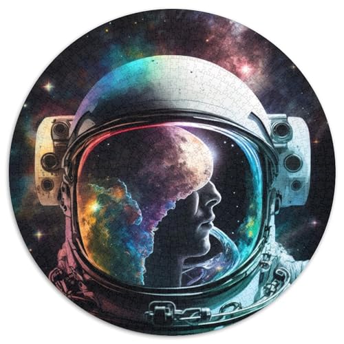 Weltraum-Astronauten-Puzzle 1000 Teile für Erwachsene, 1000-teiliges rundes Puzzle, Spaß für die ganze Familie, Basteln, perfekt für Geburtstage, Feiertage, 67,5 x 67,5 cm Weltraum-Astronauten-Puzzle 1000 Teile für Erwachsene, 1000-teiliges rundes Puzzle, Spaß für die ganze Familie, Basteln, perfekt für Geburtstage, Feiertage, 67,5 x 67,5 cm von RZFWJL