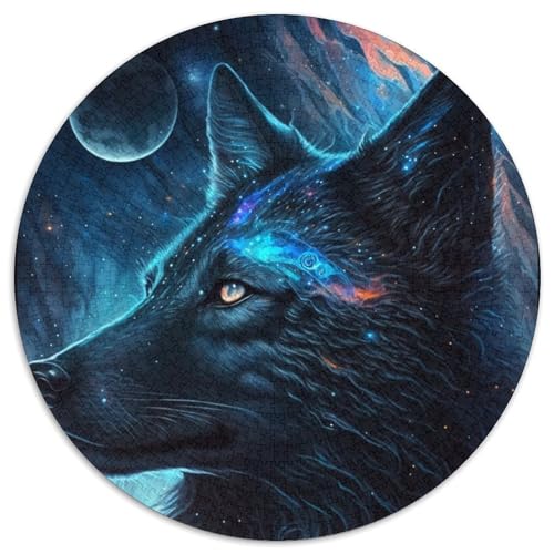 Wolf-Puzzle, 1000 Teile, für Erwachsene, pädagogisches Denkspiel, künstlerische Heim- und Bürodekoration, ab 14 Jahren, 67,5 x 67,5 cm Wolf-Puzzle, 1000 Teile, für Erwachsene, pädagogisches Denkspiel, künstlerische Heim- und Bürodekoration, ab 14 Jahren, 67,5 x 67,5 cm von RZFWJL