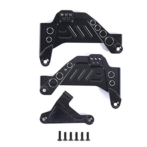 RZXYLRC 3PCS Zubehör für Stoßdämpfer aus Aluminiumlegierung Upgrade-Teile für 1/10 Axial SCX10 III RC RC Crawler (Schwarz) von RZXYLRC