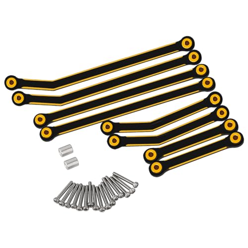 RZXYLRC Heavy Brass High Clearance Links Chassis Rod Set for 1/24 RC Crawler SCX24 AXI90081 Deadbolt AXI00004 B17 Upgrade Parts RZXYLRC Heavy Brass High Clearance Links Chassis Rod Set for 1/24 RC Crawler SCX24 AXI90081 Deadbolt AXI00004 B17 Upgrade Parts von RZXYLRC