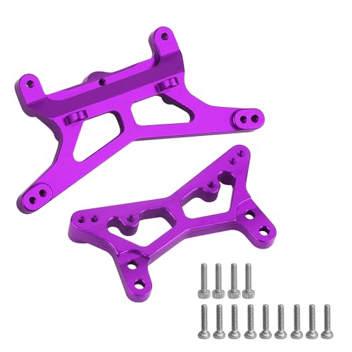 RZXYLRC Metall Front Rear Shock Towers Mount for 1/24 Buggy Losi Micro-B Upgrade Part (Purple) von RZXYLRC