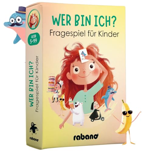 Rabano Art Wer Bin ich? Spiel für Kinder I Lernspiel & Geschenk für Mädchen und Junge I Spiele ab 4, 5, 6, 7, 8, 9 Jahre I Ostergeschenke Kinder I Outdoor Spiel Rabano Art Wer Bin ich? Spiel für Kinder I Lernspiel & Geschenk für Mädchen und Junge I Spiele ab 4, 5, 6, 7, 8, 9 Jahre I Ostergeschenke Kinder I Outdoor Spiel von Rabano Art