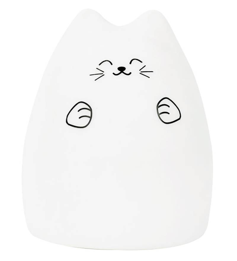 Rabbit & Friends Lampe - 15x11 cm - Katze - Weiß - Rabbit & Friends - One Size - Nachtlicht Rabbit & Friends Lampe - 15x11 cm - Katze - Weiß - Rabbit & Friends - One Size - Nachtlicht von Rabbit & Friends