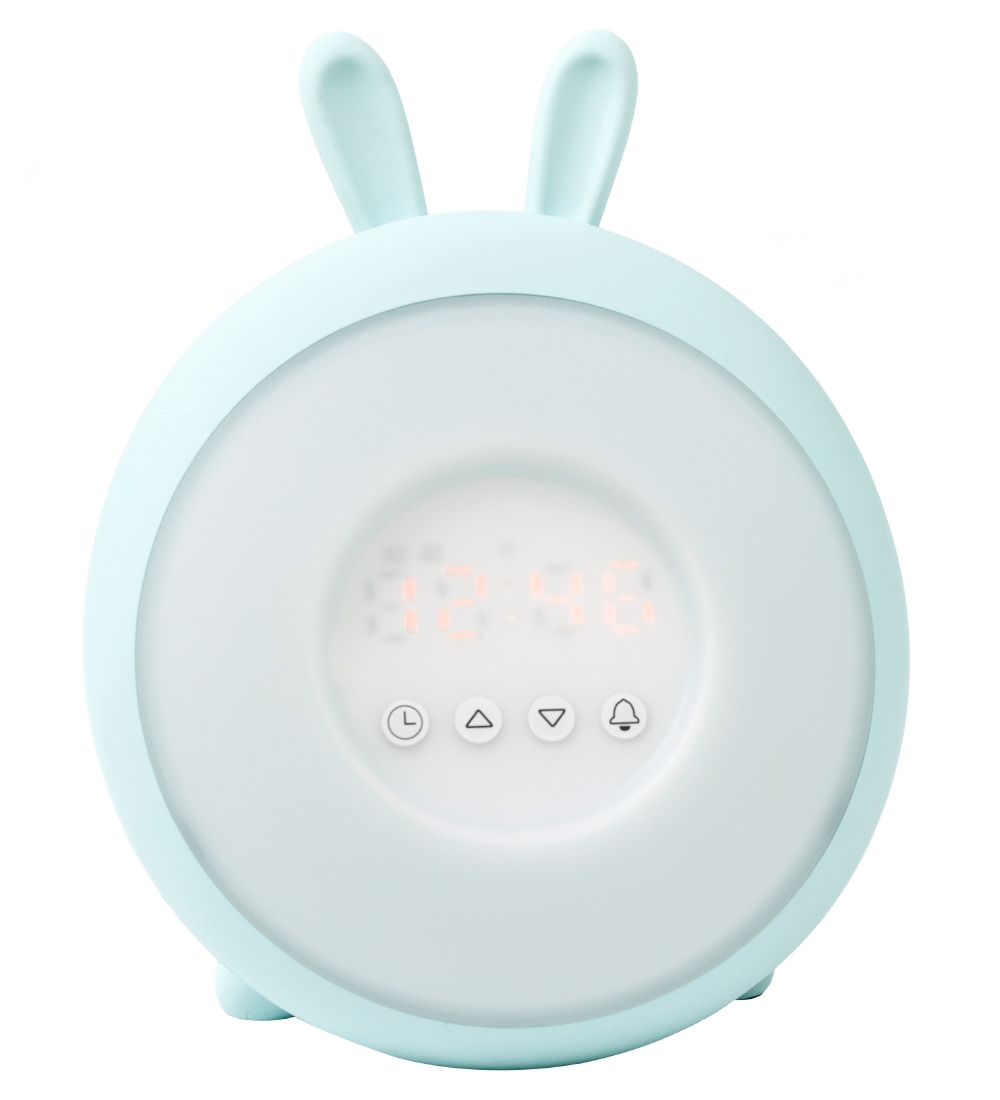 Rabbit & Friends Wecker m. Licht - 20x15x6 cm - Wake Oben - Blau - Rabbit & Friends - One Size - Nachtlicht Rabbit & Friends Wecker m. Licht - 20x15x6 cm - Wake Oben - Blau - Rabbit & Friends - One Size - Nachtlicht von Rabbit & Friends