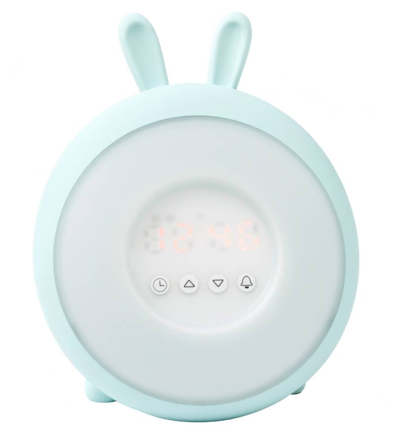 Rabbit & Friends Wecker m. Licht - 20x15x6 cm - Wake Oben - Blau - Rabbit & Friends - One Size - Nachtlicht Rabbit & Friends Wecker m. Licht - 20x15x6 cm - Wake Oben - Blau - Rabbit & Friends - One Size - Nachtlicht von Rabbit & Friends