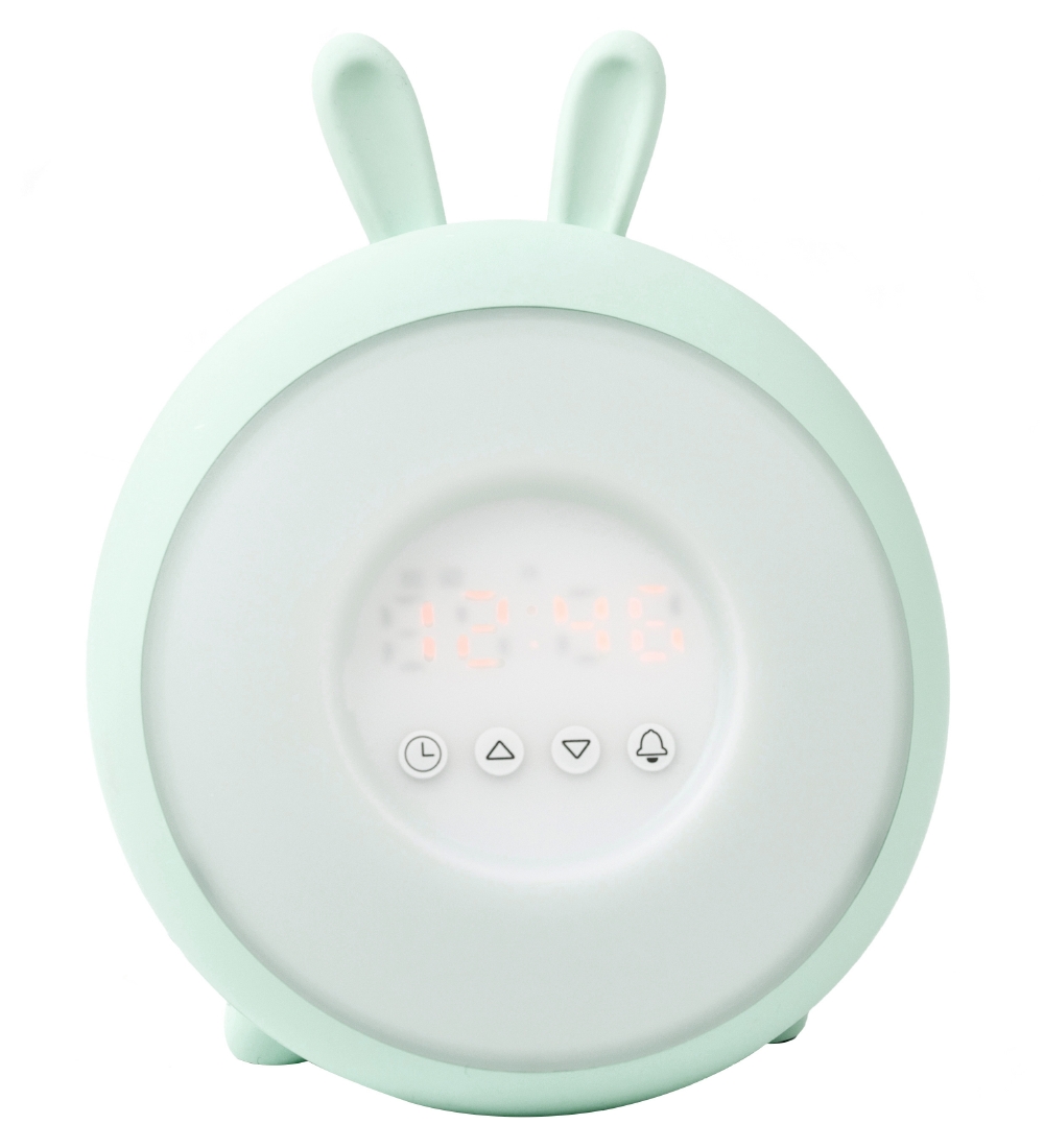 Rabbit & Friends Wecker m. Licht - 20x15x6 cm - Wake Oben - Grün - Rabbit & Friends - One Size - Nachtlicht Rabbit & Friends Wecker m. Licht - 20x15x6 cm - Wake Oben - Grün - Rabbit & Friends - One Size - Nachtlicht von Rabbit & Friends