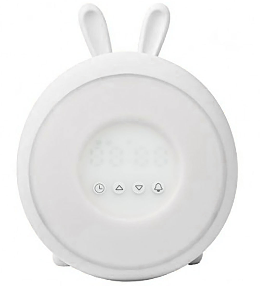 Rabbit & Friends Wecker m. Licht - Wake Oben - 20x15x6 cm - Weiß - Rabbit & Friends - One Size - Nachtlicht Rabbit & Friends Wecker m. Licht - Wake Oben - 20x15x6 cm - Weiß - Rabbit & Friends - One Size - Nachtlicht von Rabbit & Friends