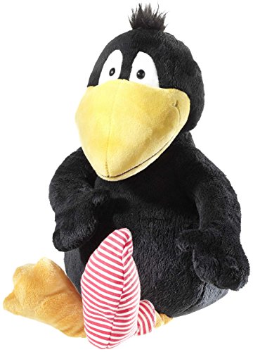 Rabe Socke 797673 Groß Plüschtier, Cartoon, Black, Large von Rabe Socke