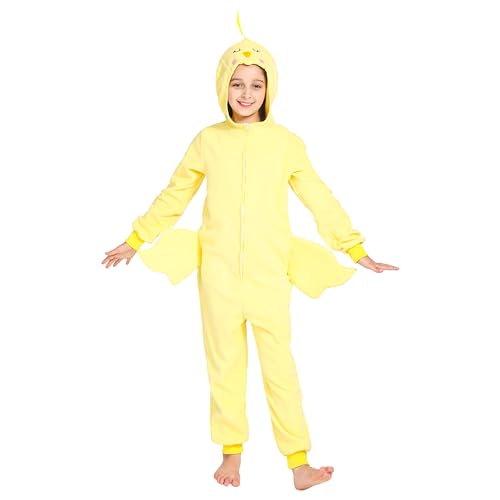 Rabtero Bauernhof Kostüm Kinder Huhn Kostüm Kinder Pyjama Einteiler Kostüm Gelb Huhn Kostüm Kinder mit Vogelflügeln Halloween Kostüm Kinder Rabtero Bauernhof Kostüm Kinder Huhn Kostüm Kinder Pyjama Einteiler Kostüm Gelb Huhn Kostüm Kinder mit Vogelflügeln Halloween Kostüm Kinder von Rabtero