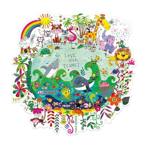 Rachel Ellen Love Our Planet Animal 80-teiliges Puzzle für Kinder | Geschenkidee für Kinder Rachel Ellen Love Our Planet Animal 80-teiliges Puzzle für Kinder | Geschenkidee für Kinder von Rachel Ellen Designs Ltd