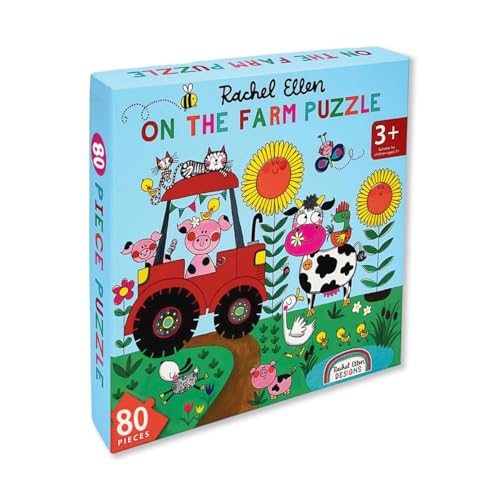 Rachel Ellen On The Farm Design 80-teiliges Puzzle für Kinder, Geschenkidee Rachel Ellen On The Farm Design 80-teiliges Puzzle für Kinder, Geschenkidee von Rachel Ellen Designs Ltd