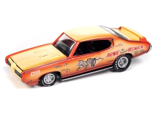 Pontiac 1969 Pontiac GTO orange & creme verblassend w/Graphics Arnie der Farmer Beswick Racing Champions Mint 2023 Release 1 limitierte Auflage 2500 Stück weltweit 1/64 Druckguss Modell Racing Pontiac 1969 Pontiac GTO orange & creme verblassend w/Graphics Arnie der Farmer Beswick Racing Champions Mint 2023 Release 1 limitierte Auflage 2500 Stück weltweit 1/64 Druckguss Modell Racing von Racing Champions