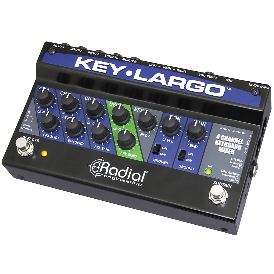 Radial Key-Largo Keyboard-Mixer Radial Key-Largo Keyboard-Mixer von Radial