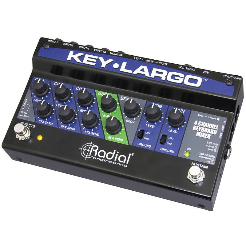 Radial Key-Largo Keyboard-Mixer von Radial