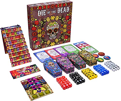 Radical 8 Games - Die of the Dead, ein Würfel rollen, Sarg Moving, Step Ascending Game Celebrating Día de Muertos (8+) von Radical 8 Games