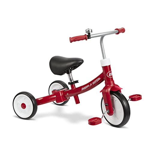 Radio Flyer Dreirad zum Spielen, rotes Dreirad für Kleinkinder, Laufrad und Aufsitzfahrzeug für Kinder von 1 bis 3 Jahren Radio Flyer Dreirad zum Spielen, rotes Dreirad für Kleinkinder, Laufrad und Aufsitzfahrzeug für Kinder von 1 bis 3 Jahren von Radio Flyer