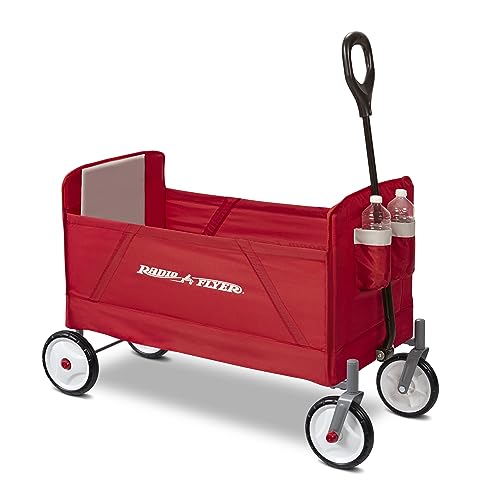 Radio Flyer EZ-Faltwagen, Rot, zusammenklappbarer Trolley für Kinder ab 1,5 Jahren, Garten- und Transportwagen Radio Flyer EZ-Faltwagen, Rot, zusammenklappbarer Trolley für Kinder ab 1,5 Jahren, Garten- und Transportwagen von Radio Flyer