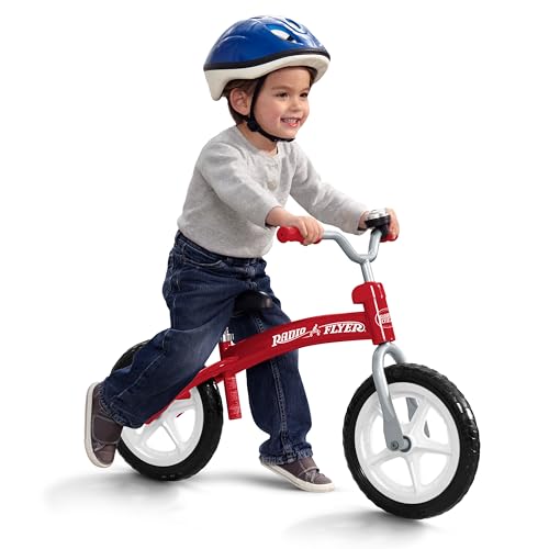 Radio Flyer Glide & Go Balance Bike, Toddler Ride On, Red Toddler Bike, Ages 2.5-5 Years von Radio Flyer