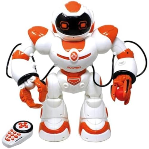 Radiocom - Mars 1 ECO, Infrarot-RC-Roboter 40 cm, Ballstoßfunktion, Tanz und Pfeife, Bewegungsprogrammierung Radiocom - Mars 1 ECO, Infrarot-RC-Roboter 40 cm, Ballstoßfunktion, Tanz und Pfeife, Bewegungsprogrammierung von Radiocom