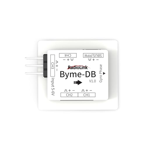 Radiolink - Byme-DB Flugsteuerung, Flugstabilisator mit 3D-Gyro für Delta-Flügel, Papierflugzeuge, J10, SU27 Traditional, F22 und mehr - außergewöhnliche Stabilität und Flugleistung Radiolink - Byme-DB Flugsteuerung, Flugstabilisator mit 3D-Gyro für Delta-Flügel, Papierflugzeuge, J10, SU27 Traditional, F22 und mehr - außergewöhnliche Stabilität und Flugleistung von Radiolink