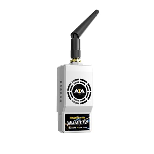 Radiolink ELRS Nano 2,4 GHz ATA Mini-Langstreckenmodul mit 1 W Hochleistungs-Signalverstärkung für FPV-Drohnen. Passend für Sender T16D/T12D/Futaba/Radiomaster/Helloradio/Jumper und mehr, Weiß Radiolink ELRS Nano 2,4 GHz ATA Mini-Langstreckenmodul mit 1 W Hochleistungs-Signalverstärkung für FPV-Drohnen. Passend für Sender T16D/T12D/Futaba/Radiomaster/Helloradio/Jumper und mehr, Weiß von Radiolink