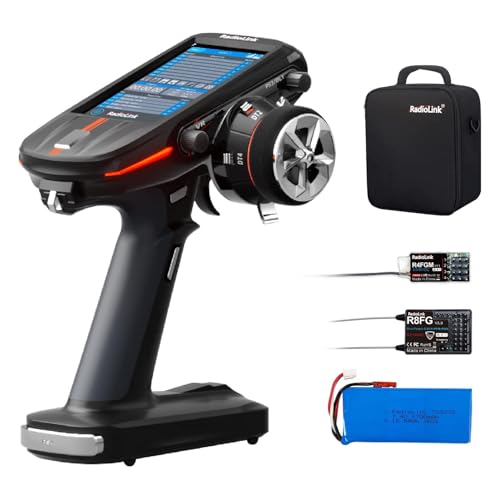 Radiolink RC8X Smart RC Fernsteuerung 8 Kanäle mit wasserdichtem Gyro-Empfänger R8FG 4,3" Bildschirm 200 Modellspeicher RC Fernbedienung Sender für Crawler Bagger Panzer Boot Radiolink RC8X Smart RC Fernsteuerung 8 Kanäle mit wasserdichtem Gyro-Empfänger R8FG 4,3" Bildschirm 200 Modellspeicher RC Fernbedienung Sender für Crawler Bagger Panzer Boot von Radiolink