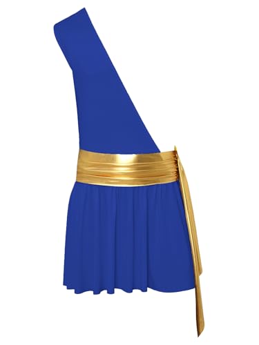 Raenseen Griechisch Römische Toga Kostüm Für Herren Ein Schulter Toga Kleid Gladiator Kostüm Cosplay Halloween Karneval Outfit Theater Show Blau XXL Raenseen Griechisch Römische Toga Kostüm Für Herren Ein Schulter Toga Kleid Gladiator Kostüm Cosplay Halloween Karneval Outfit Theater Show Blau XXL von Raenseen