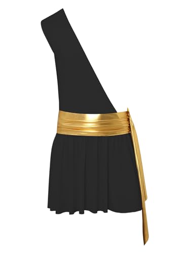 Raenseen Griechisch Römische Toga Kostüm Für Herren Ein Schulter Toga Kleid Gladiator Kostüm Cosplay Halloween Karneval Outfit Theater Show Schwarz XL Raenseen Griechisch Römische Toga Kostüm Für Herren Ein Schulter Toga Kleid Gladiator Kostüm Cosplay Halloween Karneval Outfit Theater Show Schwarz XL von Raenseen