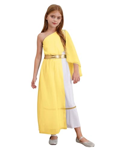Raenseen Griechisch Römisches Kostüm Für Mädchen Antikes Griechenland Rom Ägypten Toga Kostüm Griechisch Römisches Cosplay Kleid Tunika Antike Zeit Karneval Gelb 158-164 Raenseen Griechisch Römisches Kostüm Für Mädchen Antikes Griechenland Rom Ägypten Toga Kostüm Griechisch Römisches Cosplay Kleid Tunika Antike Zeit Karneval Gelb 158-164 von Raenseen
