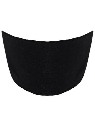 Raenseen Kinder Mash Für Halloween Ninja Turtle Cosplay Party Jungen Mädchen Abnehmbare Gesichtsmaske Mit Bindebändern Schwarz 170 von Raenseen