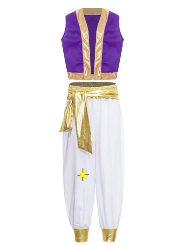 Raenseen Kostüm Aus Prinz Arabisch Kind Junge Ost Sultan König Indisch Karneval Halloween Kostüme In Maske Lila 146-152 Raenseen Kostüm Aus Prinz Arabisch Kind Junge Ost Sultan König Indisch Karneval Halloween Kostüme In Maske Lila 146-152 von Raenseen