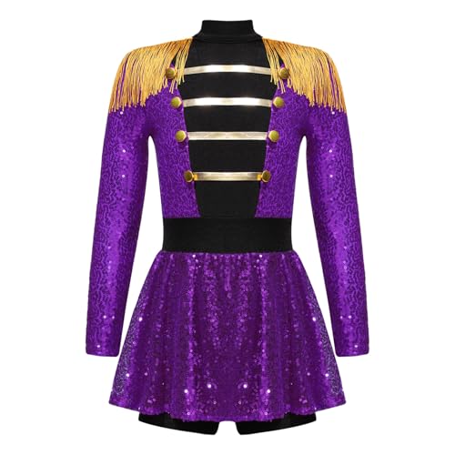 Raenseen Kostüm Dompteurin Zirkus Mädchen Ringmaster Kostüm Karneval Und Halloween Gymnastik Body Klassischer Tanz Balletttänzerin Pailletten Ballettkleid Lila 170-176 Raenseen Kostüm Dompteurin Zirkus Mädchen Ringmaster Kostüm Karneval Und Halloween Gymnastik Body Klassischer Tanz Balletttänzerin Pailletten Ballettkleid Lila 170-176 von Raenseen