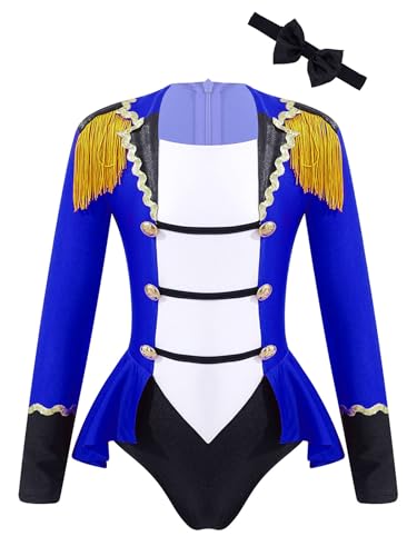 Raenseen Kostüm Karneval Mädchen Bodysuit Ärmel Lang Mit Krawatte Aus Zirkus Trikot Overall Tanzen Jazz Tanzen Modern Party Von Halloween Leistung Blau 158-164 Raenseen Kostüm Karneval Mädchen Bodysuit Ärmel Lang Mit Krawatte Aus Zirkus Trikot Overall Tanzen Jazz Tanzen Modern Party Von Halloween Leistung Blau 158-164 von Raenseen