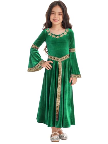 Raenseen Mittelalterliches Renaissance Prinzessinnenkostüm Für Mädchen Samt Duchessa Kleid Mittelalterliches Königinkostüm Verkleidung Karneval Halloween Kostüm Grün 134-140 Raenseen Mittelalterliches Renaissance Prinzessinnenkostüm Für Mädchen Samt Duchessa Kleid Mittelalterliches Königinkostüm Verkleidung Karneval Halloween Kostüm Grün 134-140 von Raenseen