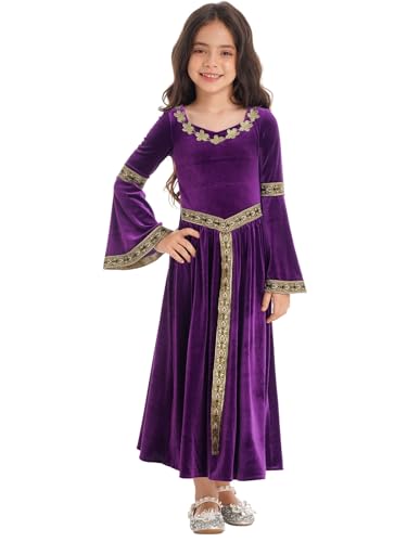 Raenseen Mittelalterliches Renaissance Prinzessinnenkostüm Für Mädchen Samt Duchessa Kleid Mittelalterliches Königinkostüm Verkleidung Karneval Halloween Kostüm Lila 134-140 Raenseen Mittelalterliches Renaissance Prinzessinnenkostüm Für Mädchen Samt Duchessa Kleid Mittelalterliches Königinkostüm Verkleidung Karneval Halloween Kostüm Lila 134-140 von Raenseen