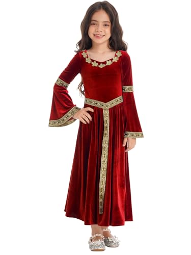 Raenseen Mittelalterliches Renaissance Prinzessinnenkostüm Für Mädchen Samt Duchessa Kleid Mittelalterliches Königinkostüm Verkleidung Karneval Halloween Kostüm Rot 170-176 Raenseen Mittelalterliches Renaissance Prinzessinnenkostüm Für Mädchen Samt Duchessa Kleid Mittelalterliches Königinkostüm Verkleidung Karneval Halloween Kostüm Rot 170-176 von Raenseen
