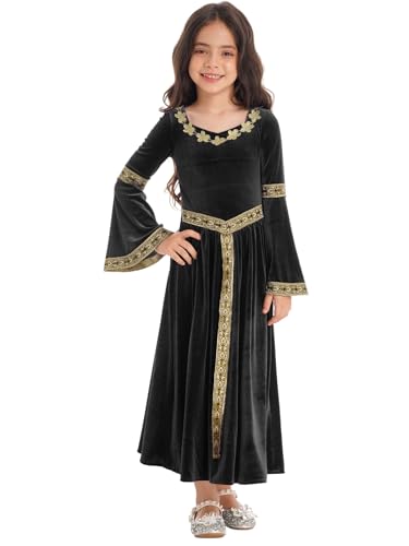 Raenseen Mittelalterliches Renaissance Prinzessinnenkostüm Für Mädchen Samt Duchessa Kleid Mittelalterliches Königinkostüm Verkleidung Karneval Halloween Kostüm Schwarz 170-176 Raenseen Mittelalterliches Renaissance Prinzessinnenkostüm Für Mädchen Samt Duchessa Kleid Mittelalterliches Königinkostüm Verkleidung Karneval Halloween Kostüm Schwarz 170-176 von Raenseen