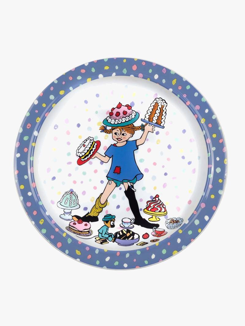 Pippi Geburtstag Teller, Blau Pippi Geburtstag Teller, Blau von Rätt Start