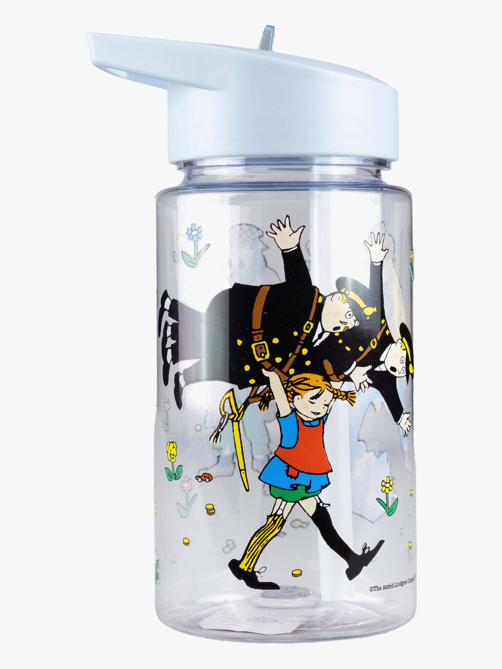 Pippi Villa Kunterbunt Trinkflasche, Blau Pippi Villa Kunterbunt Trinkflasche, Blau von Rätt Start