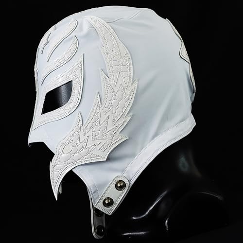 Rafale 666 Die mexikanische Wrestling-Maske, Luchador-Kostüm, Wrestler, Lucha, Libre, mexikanische Maske, Weiß von Rafale 666
