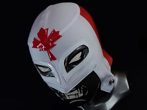 Rafale 666 Kanada-Maske, Wrestling-Maske, Luchador-Kostüm, Wrestler, Lucha, Libre, mexikanische Maske von Rafale 666