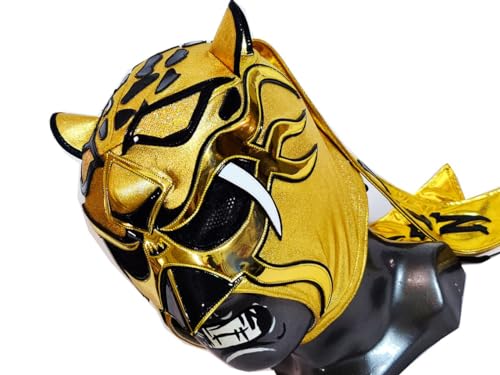 Rafale 666 Tiger-König-Maske, Wrestling-Maske, Luchador-Kostüm, Wrestler, Lucha, Libre, mexikanische Maske von Rafale 666