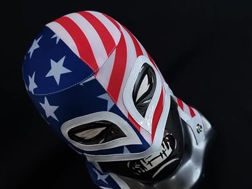 Rafale 666 USA Amerika Wrestling Maske Luchador Kostüm Wrestler Lucha Libre Mexikanische Maske von Rafale 666