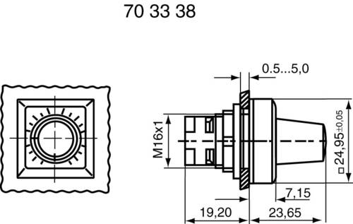 RAFI 1.30077.041 Potentiometer-Antrieb 1St. von Rafi