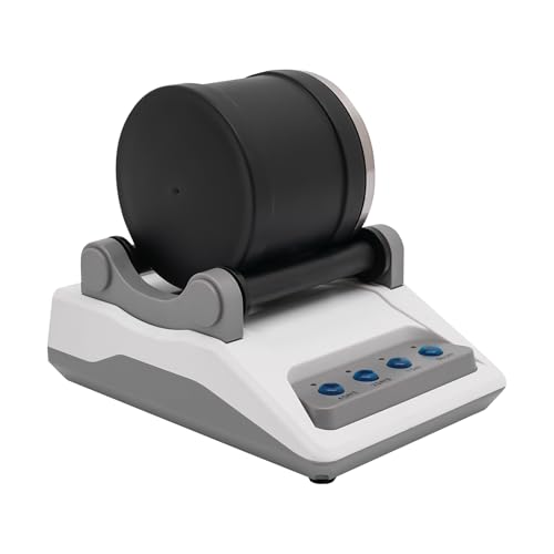 Railoxo Steinpoliermaschine, DIY-Poliermaschinen-Set, Steinpolierer Poliermaschine DIY-Polierset für Erwachsene Steine Schleifen Schmuckherstellung Railoxo Steinpoliermaschine, DIY-Poliermaschinen-Set, Steinpolierer Poliermaschine DIY-Polierset für Erwachsene Steine Schleifen Schmuckherstellung von Railoxo