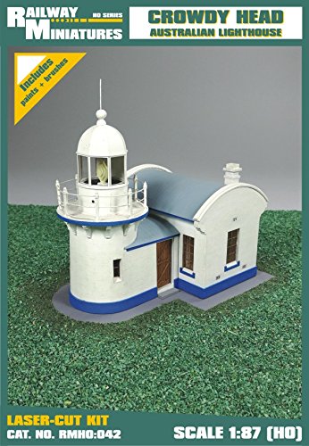 Bahnhof Miniaturen rmh0: 042 Crowdy-Head Leuchtturm Diorama, 10,8 x 8,4 x 9,5 cm von Railway Miniatures