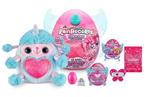 Rainbocorn 9238 Zuru Fairycorn Surprise, Ei gefüllt mit einem Plüschtier, Feenflügeln zum Verkleiden und viel Zubehör, zufällige Auswahl (Sortiert) von Rainbocorns