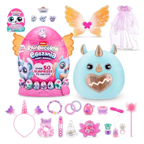 Rainbocorns 92106A, Rhino, Large Eggzania Fairy Mania, (37.7 cm) von Rainbocorns