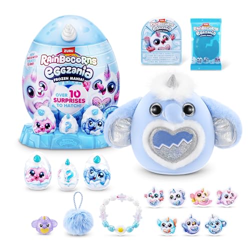 Rainbocorns Eggzania Frozencorn Mania (ARCTICUS) von ZURU, Plüschspielzeug zum Sammeln für Mädchen ab 3 Jahren von Rainbocorns
