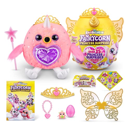 Rainbocorns Fairycorn Princess Surprise Serie 6, Majesty Flamingo, von ZURU, 30 cm Fairycorn-Prinzessin Plüschtier (Flamingo) von Rainbocorns